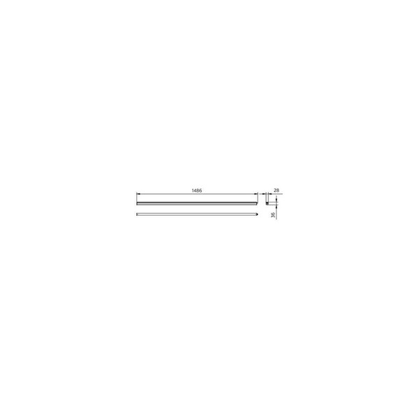 Philips LED Lichtleiste Ledinaire 150cm 24W 2400lm Warmweiss 3000K 8719514527935