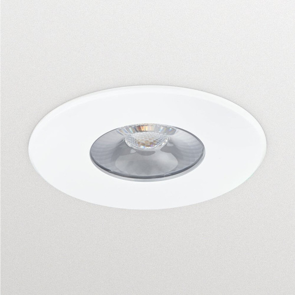 Philips LED Einbaustrahler CoreLine Gen2 starr Ø7,8cm 12,3W 1200lm Warmweiss 3000K dimmbar IP65 Weiß 8719514548305