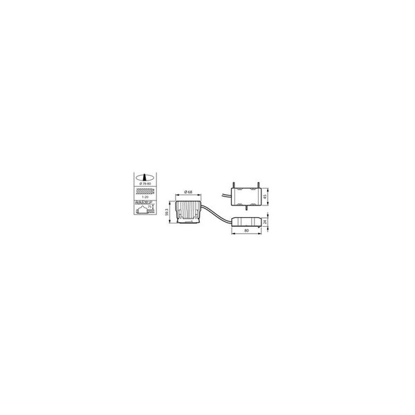 Philips LED-Modul CoreLine Einbaustrahler Gen2 660lm 2700K Schwarz RS150Z MODULE LED6-WB-/827 D78 PSR 8719514548329