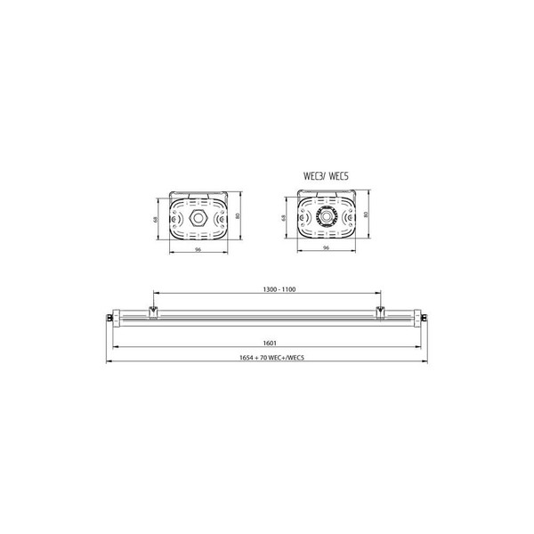 Philips LED Feuchtraumleuchte Pacific Gen5 160cm 51W 8000lm Neutralweiss 4000K IP66 8719514624863