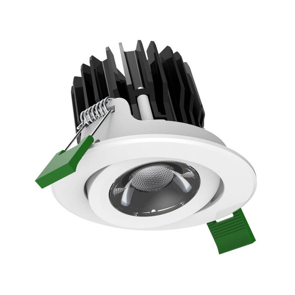 Philips LED Einbaustrahler CoreLine Gen2 schwenkbar Ø6,8cm 7,2W 750lm Warmweiss 3000K dimmbar IP44 Weiß 8719514940796