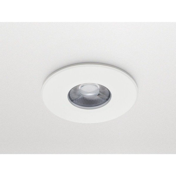 Philips LED Einbaustrahler CoreLine Gen2 starr Ø6,8cm 12,3W 1300lm Warmweiss 3000K dimmbar IP65 Weiß 8719514941038