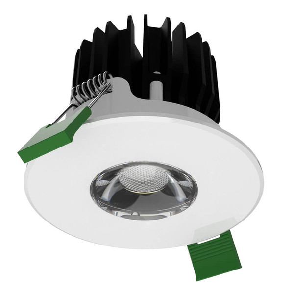 Philips LED Einbaustrahler CoreLine Gen2 starr Ø6,8cm 12,3W 1300lm Warmweiss 3000K dimmbar IP65 Weiß 8719514941038