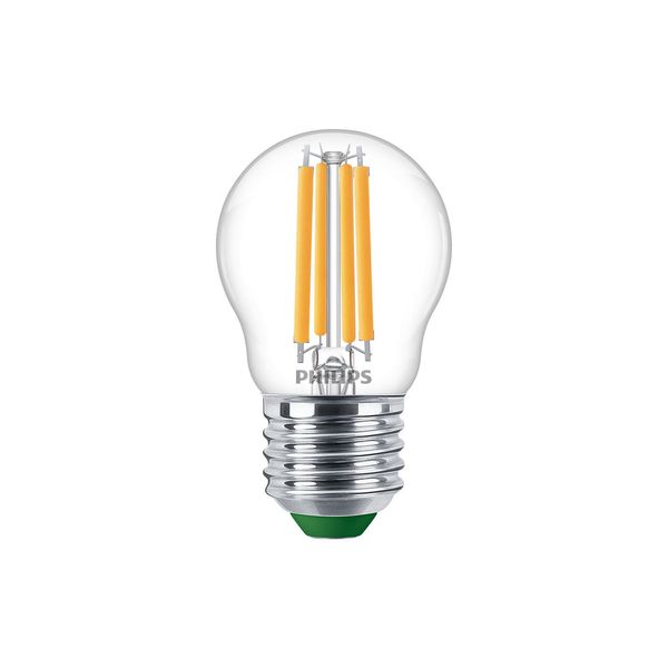 Philips Tropfen Lampe LED P45 E27 2700K klar Ultra Effizient 2,3W 485lm warmweiss 2700K wie 40W