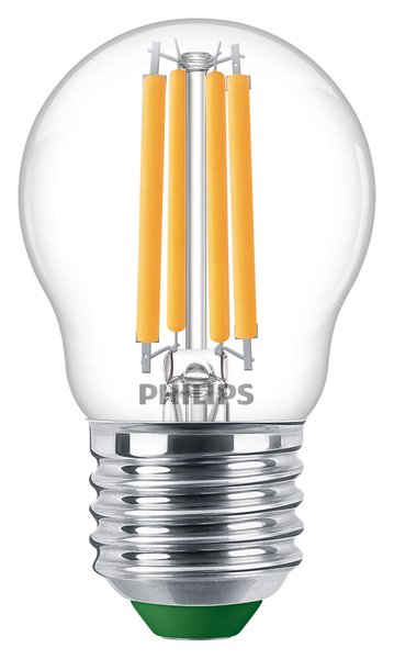 Philips Lampe MAS LEDLusterND2.3-40W E27 827 P45klar GUE 2,3W 485lm extra warmweiss 2700K wie 40W