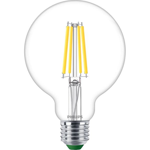 Philips Globe Lampe LED G95 E27 4000K klar Ultra Effizient 4W 840lm neutralweiss 4000K wie 60W