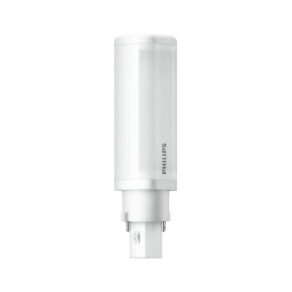 Philips LED Kompaktlampe PL-C G24d-1 2-Pin CorePro KVG + 230V 5,9W 600lm Warmweiss 3000K wie 13W 8720169287501