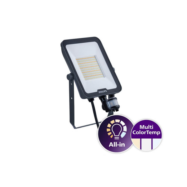 Philips LED Fluter Ledinaire 50W 5500-6000lm warm-/neutral-/tageslichtweiss 3000/4000/6500K CCT Sensor IP65 8720169736184