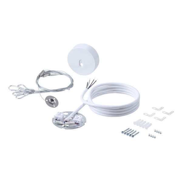 Philips Abhängeset LED-Panel Seilabhängung 1,8m Weiß RC159Z Suspension set SME-4 WH 8720169752498