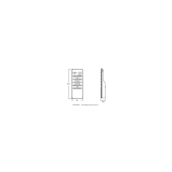 Philips Fernbedienung Ledinaire Hallenleuchte All-in LSCS Highbay Remote Control_Z 8720169756779