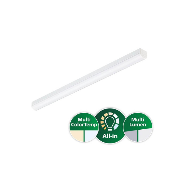Philips LED Lichtleiste CoreLine 120cm 18-29,5W 2500-4100lm warm-/neutralweiss 3000/4000K CCT 8720169768406