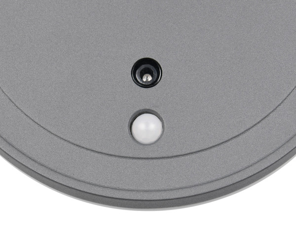 Reality R23056142 Fortaleza LED Wandleuchte 2W ⌀14cm Anthrazit IP54 warmweiss