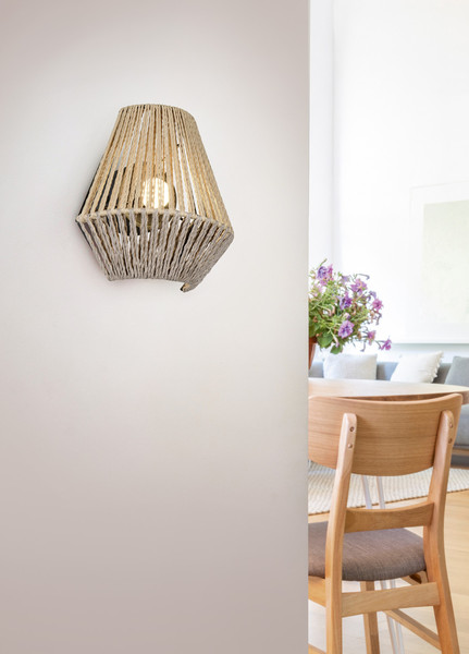 Reality R25991126 Lira LED Wandleuchte 1,5W Braun warmweiss Touch