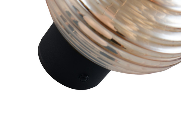 Reality R27771113 Earl LED Wandleuchte 1,5W ⌀15,5cm Schwarz Matt warmweiss Touch