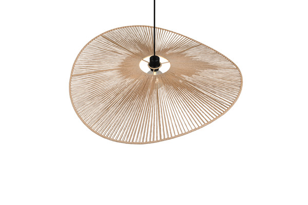 Casalum R36161926 Laurine E27 Pendelleuchte ⌀78cm Schwarz Matt