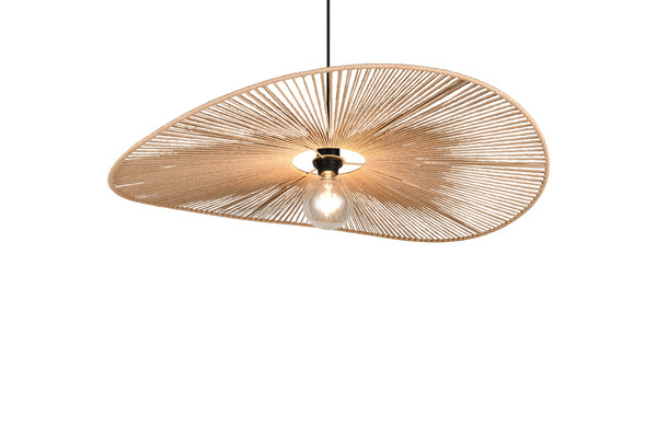 Casalum R36161926 Laurine E27 Pendelleuchte ⌀78cm Schwarz Matt