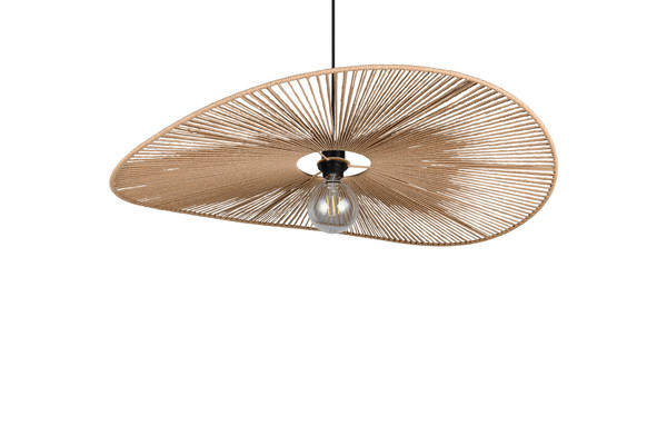 Casalum R36161926 Laurine E27 Pendelleuchte ⌀78cm Schwarz Matt