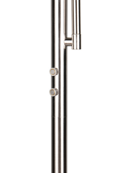 Reality R45741107 Palermo LED Stehleuchte 5W ⌀28cm dimmbar Nickel Matt CCT einstellbare Lichtfarbe