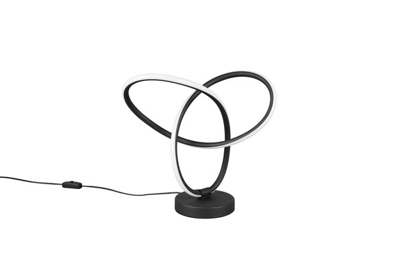 Reality R53591132 Lando LED Tischleuchte 8W Schwarz Matt warmweiss