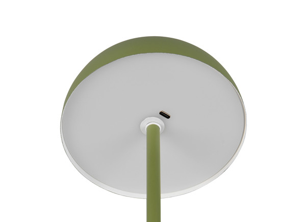 Reality R54891115 Munoz LED Tischleuchte 1,3W ⌀13cm Grün warmweiss Touch