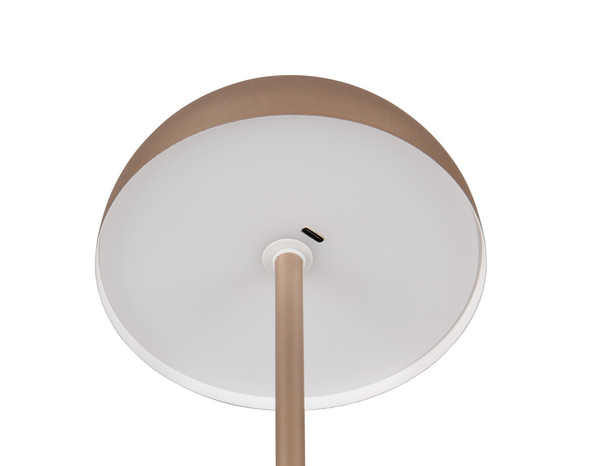 Reality R54891165 Munoz LED Tischleuchte 1,3W ⌀13cm Coffee warmweiss Touch