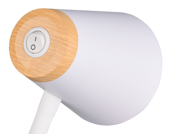 Reality R55831101 Pongo LED Tischleuchte 4,5W Weiß warmweiss