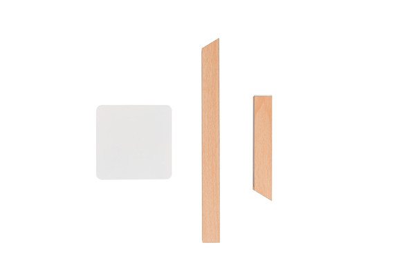 Reality R55951135 Skip LED Tischleuchte 2W dimmbar Holznachbildung warmweiss