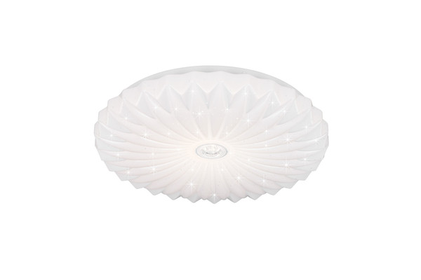 Reality R64791101 Ataris LED Deckenleuchte 18W ⌀38cm dimmbar Weiß CCT einstellbare Lichtfarbe Nachtlicht