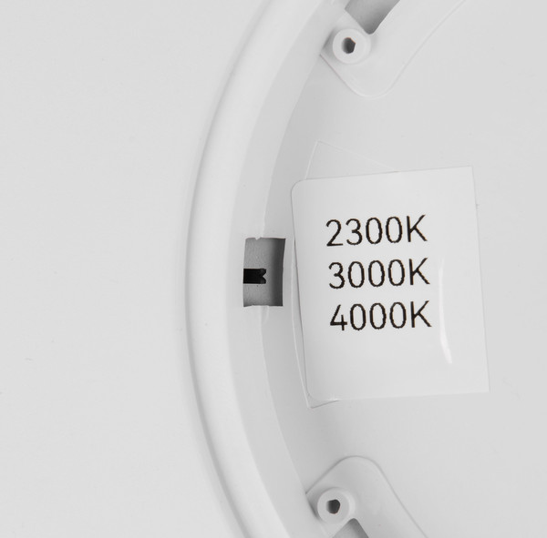 Reality R65891132 Draco LED Deckenleuchte 18W ⌀23cm dimmbar Schwarz Matt CCT einstellbare Lichtfarbe