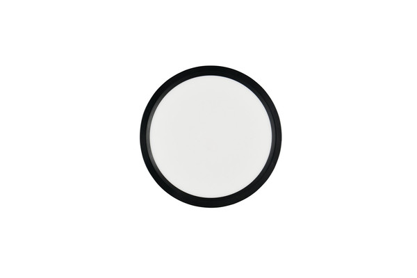 Reality R65891132 Draco LED Deckenleuchte 18W ⌀23cm dimmbar Schwarz Matt CCT einstellbare Lichtfarbe