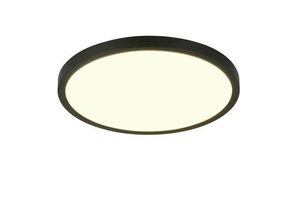 Reality R65891932 Draco LED Deckenleuchte 30W ⌀40cm dimmbar Schwarz Matt CCT einstellbare Lichtfarbe