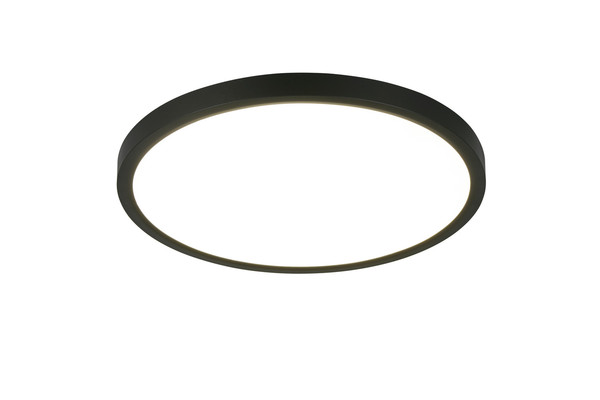 Reality R65891932 Draco LED Deckenleuchte 30W ⌀40cm dimmbar Schwarz Matt CCT einstellbare Lichtfarbe