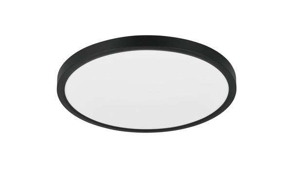 Reality R65891932 Draco LED Deckenleuchte 30W ⌀40cm dimmbar Schwarz Matt CCT einstellbare Lichtfarbe