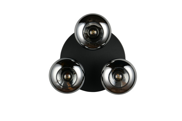 Reality R66643054 Divina E14 Deckenleuchte 3-fach ⌀39cm Rauchfarbig