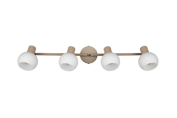 Reality R86374043 Boba E14 Strahler 4-fach ⌀10cm Warm Beige