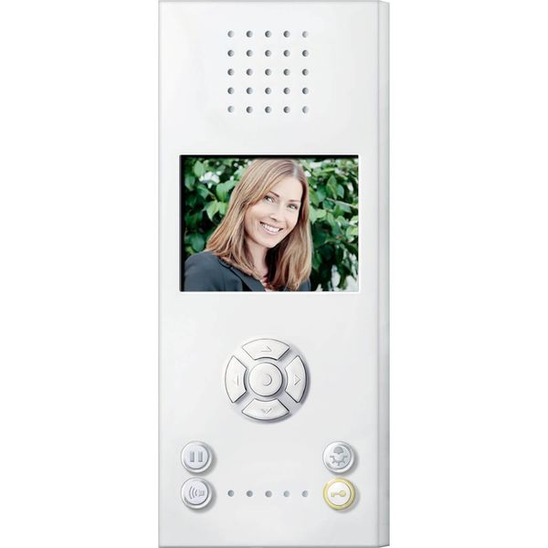 Ritto MEG4610-0319 Video-Freisprechstelle Color, polarweiß glänzend, System M