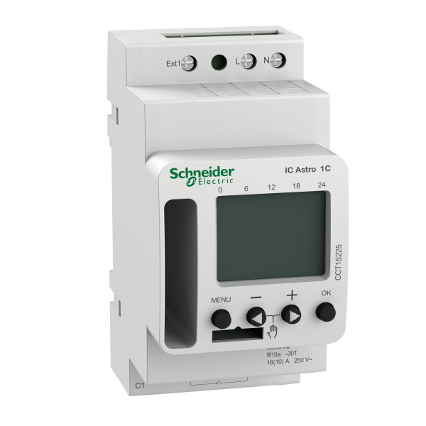 Schneider Electric CCT15225 Dämmerungsschalter IC Astro, Bluetooth