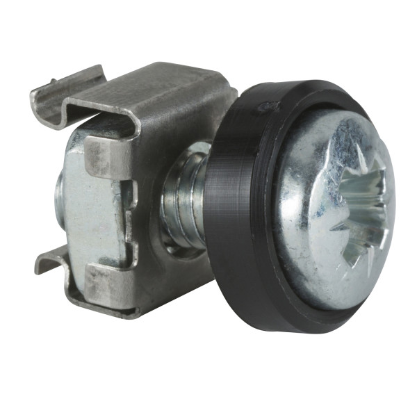 Schneider Electric NSYGFR95M63 Actassi, Schrauben M6 mit U-Scheiben und Käfigmuttern für 9,5 mm Vierkantlöcher, VPE 30