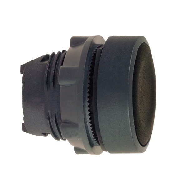 Schneider Electric ZB5AA2 Drucktaster, Frontelement, Harmony XB5, Kunststoff, 22mm, schwarz, unbeschriftet, tastend