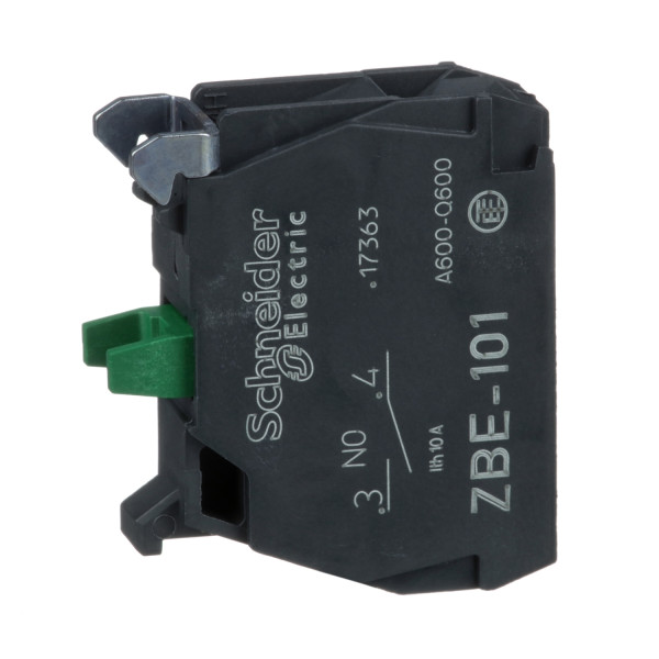 Schneider Electric ZBE101 Hilfsschalter, Kontaktblock, Harmony XB4 und XB5, 22mm, 30mm, Schraubklemme, 1S