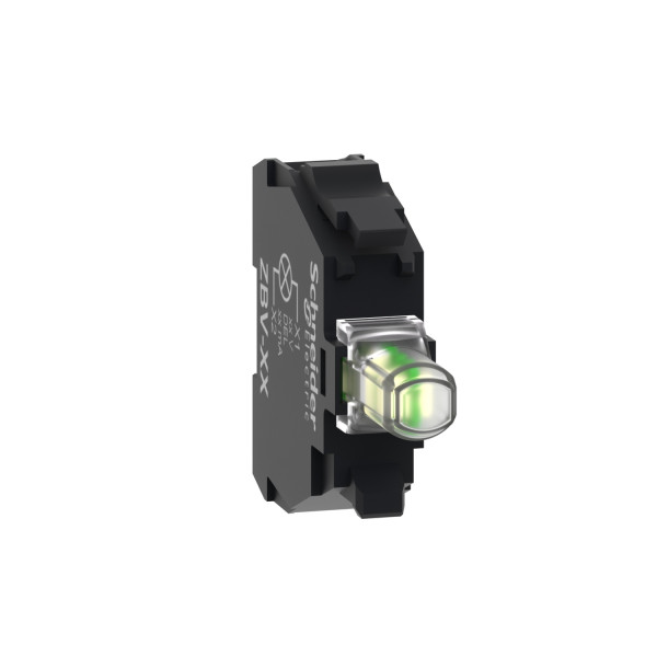 Schneider Electric ZBVB1 Universelles LED-Modul, Harmony XB4 und XB5, 22mm, 30mm, weiß, Schraubklemme, 24V ACDC