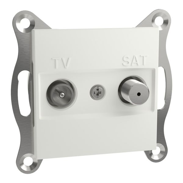 Schneider Electric ASFORA TV-SAT Enddose 1dB IEC+F UP weiss EPH3470121D