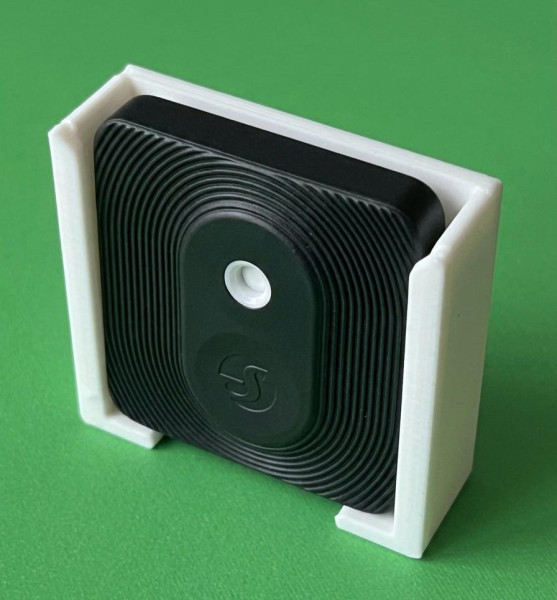 SOIXX Wandhalter für Shelly BLU H&T ZB - Zigbee Temperatur- Feuchtigkeitssensor Weiß Halter