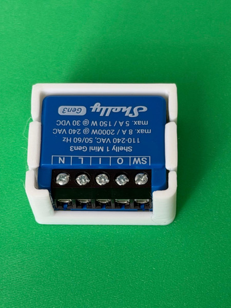 SOIXX Wandhalter für Shelly Mini Gen3 Halter Flach