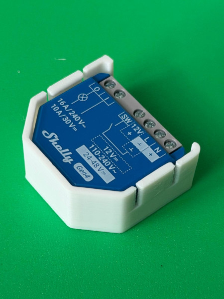 SOIXX Wandhalter für Shelly PLUS, Gen3, Gen4 Halter Flach