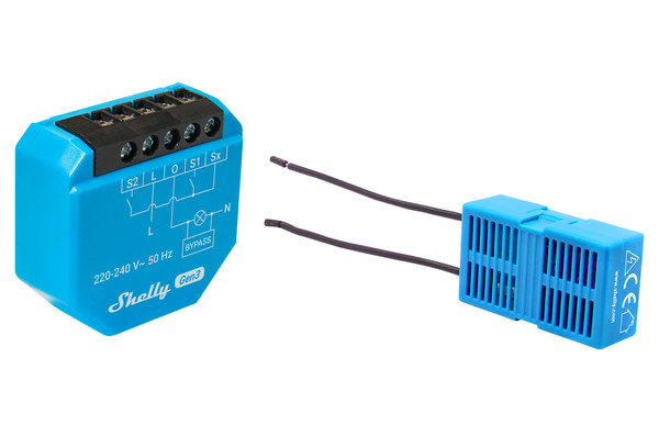 Shelly 1L - WLAN Schaltaktor ohne Neutralleiter, Nachfolger/Gen3, inkl. Bypass Upgrade BT