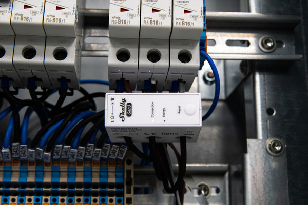 Shelly 3EM Gen3 - 3-Phasen Energiezähler, Stromzähler, ohne Wandler/Wechselstrom