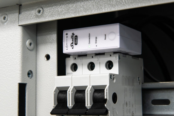 Shelly 3EM Gen3 - 3-Phasen Energiezähler, Stromzähler, ohne Wandler/Wechselstrom