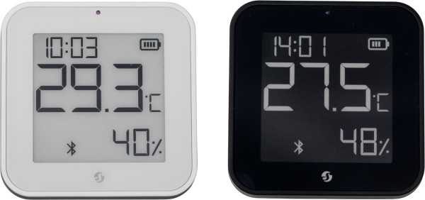 Shelly BLU H&T ZB - Zigbee Temperatur- & Feuchtigkeitssensor, Schwarz