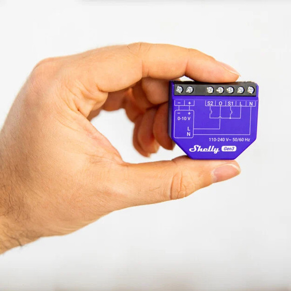 Shelly Dimmer 0/1-10V PM Gen3 - WLAN Steuergerät mit Messfunktion